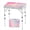 Blush Haze, variant on Folding Camping Table 2ft Portable Pinic Table Adjustable Height Small Card Table Aluminum Foldable Lightweight with Carry Handle for Outdoor Indoor Hiking Camp BBQ Beach (Blooming Floral)