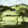thumbnail image 2 of Borges, Victoria 12x12 White Modern Wood Framed Museum Art Print Titled - Verdant Daze I, 2 of 4