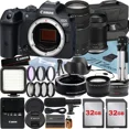 thumbnail image 1 of Canon EOS R7 Mirrorless Camera with 18-150mm + 75-300mm Lens + Mount Adapter + 2 Pack 32GB Memory Card + Case + ZeeTech Accessory, 1 of 9