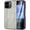 Gray White, variant on Oupeigar for Google Pixel 9 Pro Fold Case,[with Magnetic,Screen Protector&Hinge Protector]Full Body Shockproof Leather Case-Black Gray