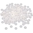 thumbnail image 1 of 200PCS Clear White Silicone Antiskid Rings Locating Rings for Bracelets Necklaces (Clear White), 1 of 6