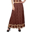 thumbnail image 3 of Moomaya Crop Top And Palazzo Set Party Wear Printed Santoon Ethnic Set For Girl, 3 of 6