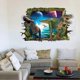thumbnail image 1 of Dinosaur World Giant Scene Removable Wall Sticker Decal, Living Room Bedroom Home Decoration Adhesive DIY Art Wall Mural, 1 of 3