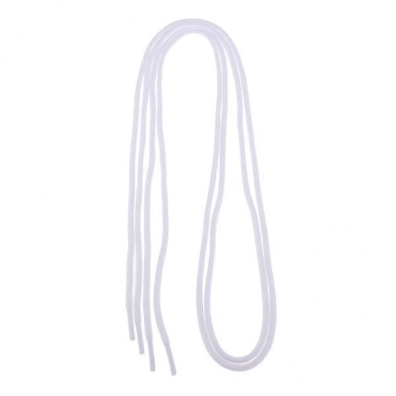 BAOSITY 6xRound Athletic Shoe Laces for Sneakers Sport Running Shoe White