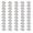 0 0.5xID2.5, variant on Lerpwige 50Pcs Fishing Split Rings Fishing Stainless Steel Split Rings Pliers Saltwater