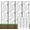 Black 4pcs, variant on Senfot 2 Pack 182x52cm Black Metal Iron Garden Privacy Screen Panel Decorative Yard Fence for Backyard Patio Landscape Layout