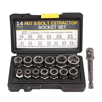 6 Point Axle Hub Nut DEEP IMPACT Socket Set 1/2"Dr Thin Wall Drive