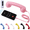 Pink, variant on Retro Phone Handset, Vintage Type-C Telephone Receiver, Clear Audio Plug & Play for Calls & Video Chats