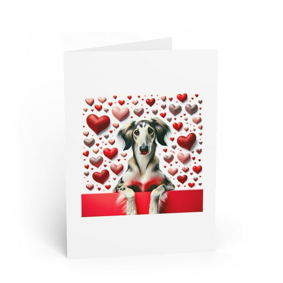 DistinctInk Greeting Card / Note Card - Valentine's Day Sloughi - PACK of 1