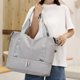 thumbnail image 5 of Bolsa De Ejercicios Bolsa de fitness de nailon, bolsa deportiva plegable de gran capacidad para hombres y mujeres (gris) Hugtrwg Para Estrenar, 5 of 9
