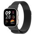 thumbnail image 5 of Para Xiaomi Redmi Watch 3 / Mi Watch Lite 3 Banda De Reloj Inteligente De Reemplazo De Correa De Malla Metálica Milanesa - Negro, 5 of 5