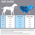 thumbnail image 4 of QBLEEV Etra Warm Fleece Lined Dog Coat for Small Medium Dogs, British Style Plaid Dog Hoodie with Leash Hole for Cold Weather/Winter/Christmas Dog Apparel Blue，M, 4 of 7
