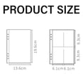 thumbnail image 3 of Rongmo 6 Ring A5 Binder Photocard Sleeves, Ultra-Clear Double-Sided Pages, Protector for Photos, Assorted Colors, 3 of 6
