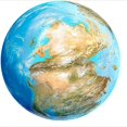 thumbnail image 2 of CafePress - Pangea Supercontinent, Artwork Tote Bag - Unisex Canvas Tote Bag, Beige, 1-Piece, 2 of 7