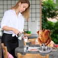 thumbnail image 3 of Primegos Support de Rôtissoire à Poulet en Forme de Canette de Bière avec Récipient à Arômes Rôtissoire en Acier Inoxydable pour Volaille pour Grill et Four Support d'Infusion d'Arôme pour Bière et Épices, 3 of 7