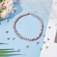 thumbnail image 3 of 1Box 120 Pcs Natural Stone Beads 6mm Pink Rhodonite Beads Gemstone Round Loose Beads for Bracelet Necklace Jewelry Making, 3 of 8