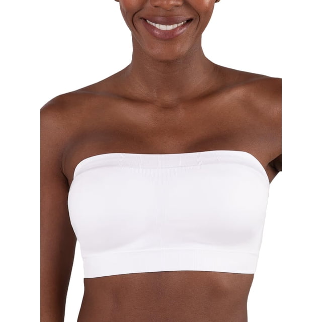 Sostén bandeau sin tirantes SHAPERMINT, moldeado, sin aros, blanco