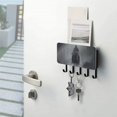 thumbnail image 5 of Horse Person and Trees Mail Holder Organizer Wall Mount with Shelf Key Holder Key Rack with 5 Key Hooks for Wall Decorative, 5 of 6