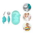 thumbnail image 2 of Miangastore Children Tableware Stainless Steel 1 Set 4.6X1.5in, 2 of 8