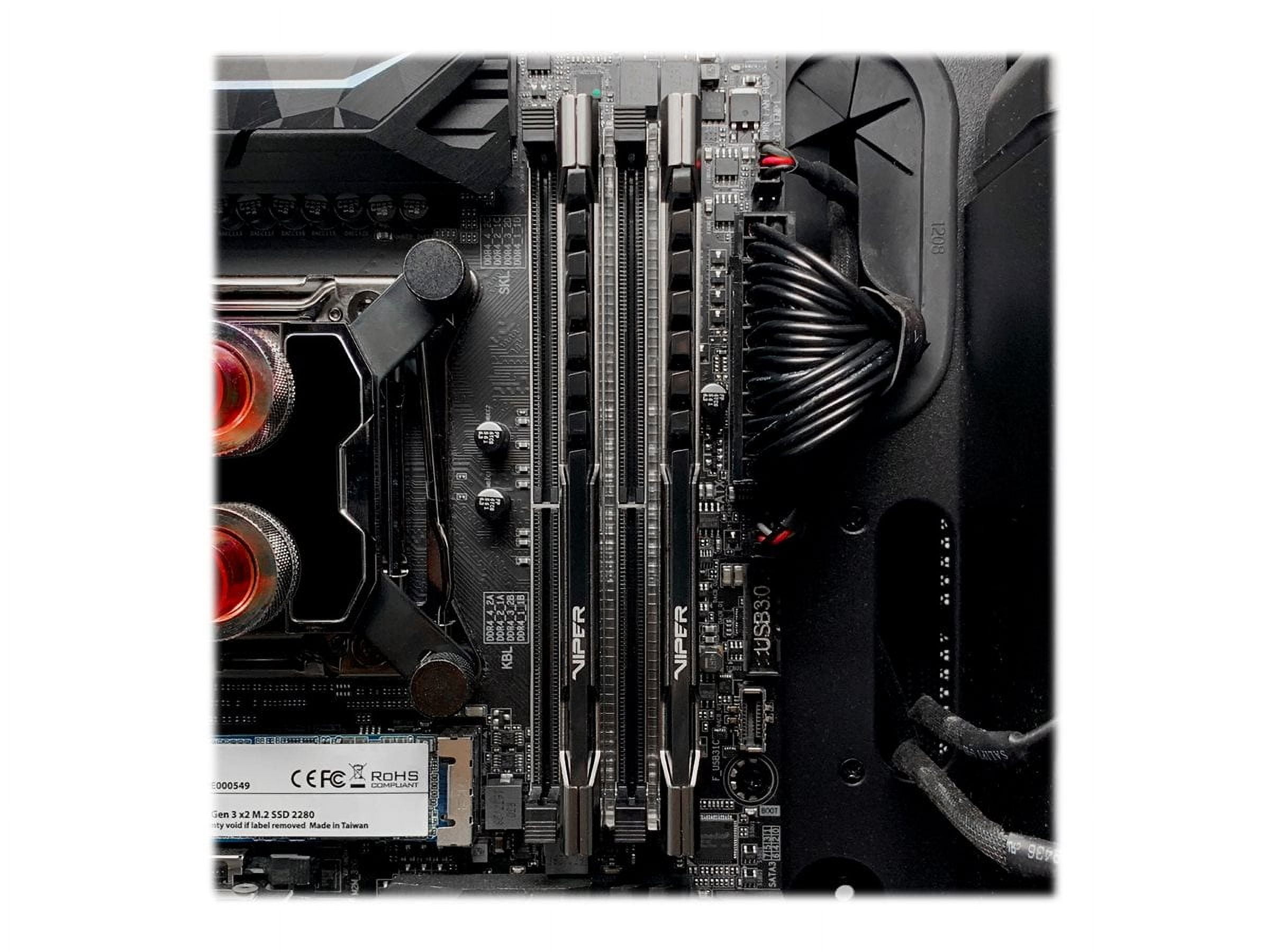 Patriot Viper Steel DDR4 RAM 32GB (2X16GB) 3200MHz CL16 UDIMM