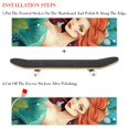 thumbnail image 2 of Mermaid Skateboard Grip Tape 2-Pack | Emery Surface Material | PVC Back | 8.8x32.6in/22.4x83 cm, 2 of 5