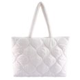 thumbnail image 1 of Bolso Mano Acolchado para Mujer Bolso para Las Axilas Bolso Compras Suave para Invierno (blanco), 1 of 9