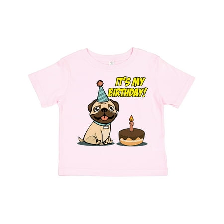 

Inktastic It s My Birthday Pug Boys or Girls Toddler T-Shirt