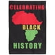 thumbnail image 1 of Bandera de historia afroamericana, bandera estadounidense para jardín, decoraciones para fiestas al aire libre, poliéster., 1 of 1