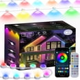 thumbnail image 1 of Luces exteriores permanentes Honche Multicolor 34m 72 LED, 1 of 6