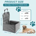 thumbnail image 2 of Unique Bargains Dog Car Seat Cover for Back Seat Multi-Layered Waterproof Dog Hammock for Car Gray, 2 of 7