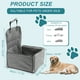 thumbnail image 2 of Cubierta de Asiento para Perros Unique Bargains con Aletas Laterales, Protector de Asiento para Gatos Impermeable y Antideslizante para Mascotas Gris, 2 of 7