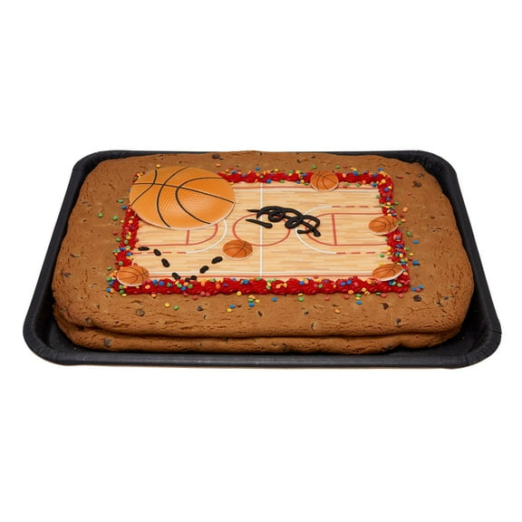 Basketball Half Sheet Cookie Cake