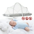 thumbnail image 6 of KGOTA Baby Mosquito Net Tent Breathable Folding Crib Cover Bassinet Mosquito Net Cover for Baby Crib To Keep Cats/Bugs Out, 6 of 9