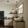 thumbnail image 3 of 43851BK Kichler Lighting Avery - 1 light Mini Pendant - with Vintage Industrial inspirations - 8.75 inches tall by 8.25 inches wide-Black Finish, 3 of 5