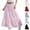 Pink, variant on ATOGUTA Girls Skirts Casual Midi Flare Pleated Stretch Waist Skater Dance Party School Uniform Skirts Size 4T-15, Blue