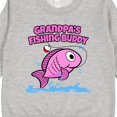 thumbnail image 3 of Inktastic Grandpa's Fishing Buddy (pink) Toddler Sweatshirt, 3 of 4
