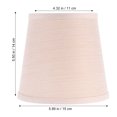 thumbnail image 2 of Fabric Cloth Lamp Shade E14 Lampshade Table Light Chandelier Cloth Lampshade, 2 of 8