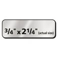 thumbnail image 4 of Foil Mailing Labels, Inkjet Printers, 0.75 X 2.25, Silver, 30/sheet, 10 Sheets/pack | Bundle of 5 Packs, 4 of 6