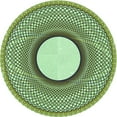 thumbnail image 1 of Ahgly Company Machine Washable Indoor Round Transitional Fern Green Area Rugs, 4' Round, 1 of 7
