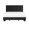 thumbnail image 4 of Reece Channel Stitched Upholstered Queen Bed, Black, by Hillsdale Living Essentials, 4 of 19