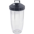 thumbnail image 3 of 3Pcs Replacement Cups 32 Oz Colossal +24 Oz Tall +18oz Small Cup+3 Lids For Nutribullet Fruit Juicer, 3 of 5
