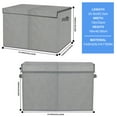 thumbnail image 6 of Toy Box Chest Storage Organizer for Boys Girls - Large Kids Collapsible Toy Bins Container, 6 of 9