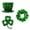 A+B+C, variant on Jlong 1 Pack St. Patrick’s Day Green Tinsel Garland Wire Circle Garland Shamrock Wreath for Irish St Patrick Party Favor Home Wall Decorations