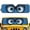 Cartoon Eyes Glasses Pattern, variant on POLERO 4th of July Windshield Sun Shade featuring Patriotic Stars - Perfect for Off-Road Summer Parking