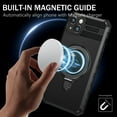thumbnail image 2 of K-Lion Magnetic Case for iPhone 12 with Rotatable Invisible Ring Stand, Compatible with MagSafe, Military Grade Drop Protection, Shockproof Protective Heavy Duty Rugged Case,Black, 2 of 8