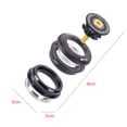thumbnail image 4 of QualitChoice Bicycle Earphone Bicycle Bearing Conical One-Piece Conical Tube black 1Set, 4 of 6