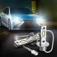 thumbnail image 2 of For Mitsubishi Lancer 2004-2007 H3 LED Fog Light Bulb White DRL Lamp 6500K, 2 of 11