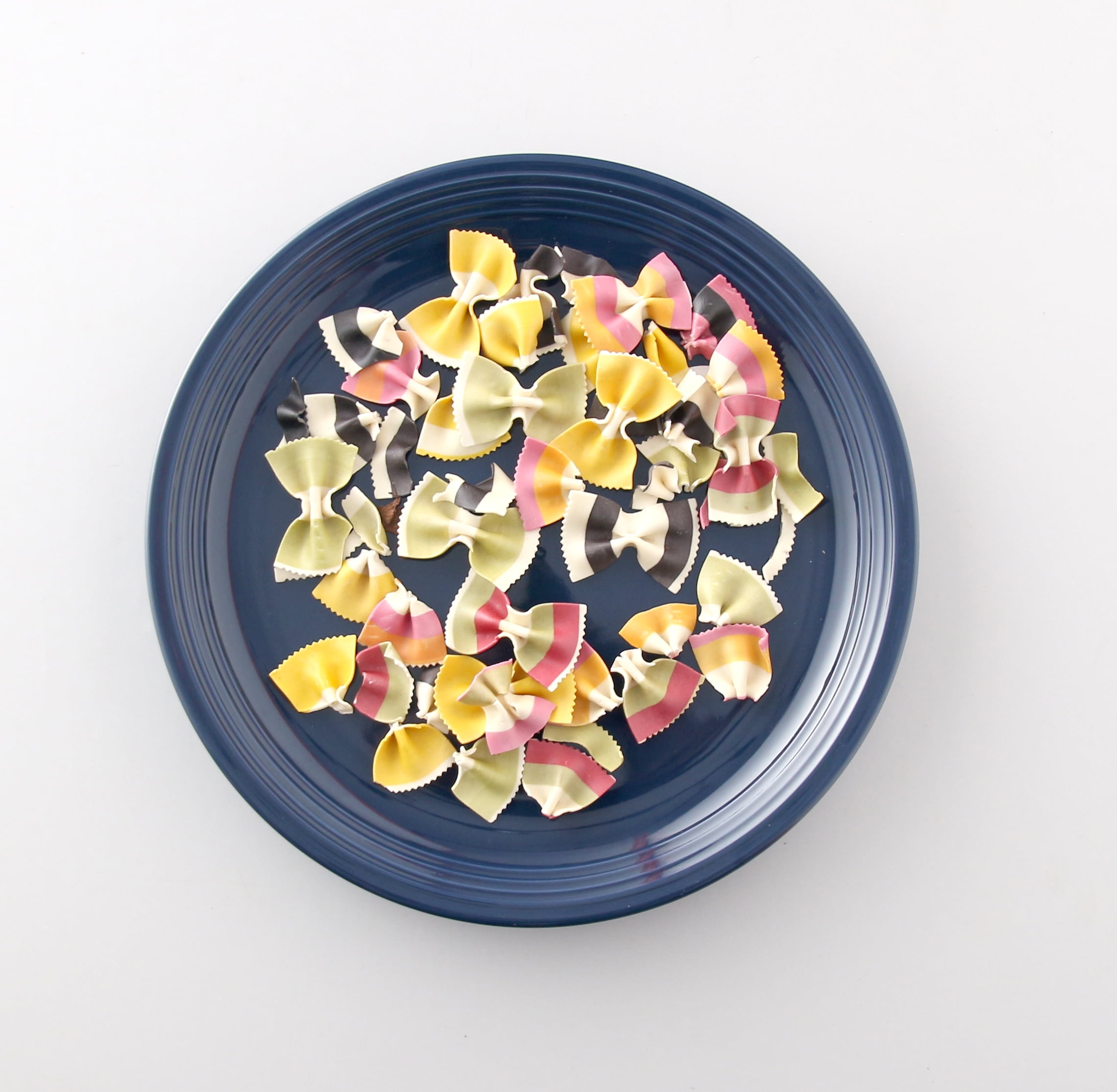 (3 pack) Mainstays Chiara Round Stoneware Dinner Plate, 10.5 in, Navy