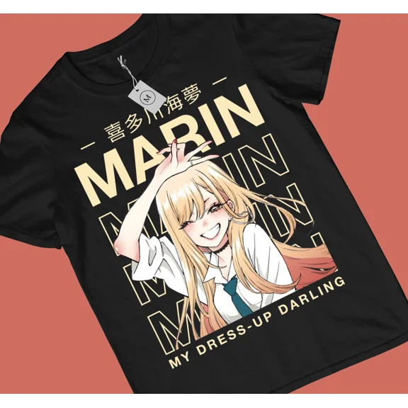 Marin Kitagawa Yellow Style My Dress Up Darling Unisex T-Shirt anime Lovers