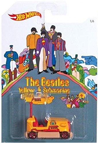 BUMP AROUND 2016 Hot Wheels THE BEATLES 50th Anniversary YELLOW SUBMARINE 1:64 Scale Collectible Die Cast Metal Toy Car Model 1/6 by Hot Wheels 